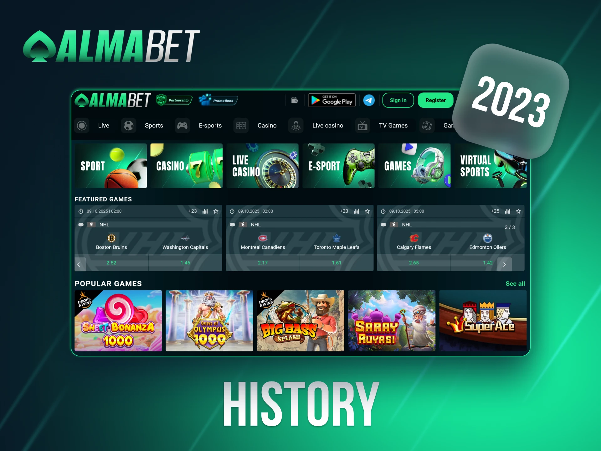 Almabet online casino was officially founded in 2023.