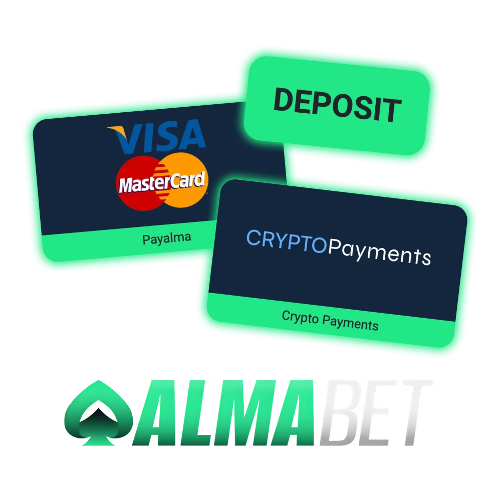 Make deposits easily on Almabet official platform in India.