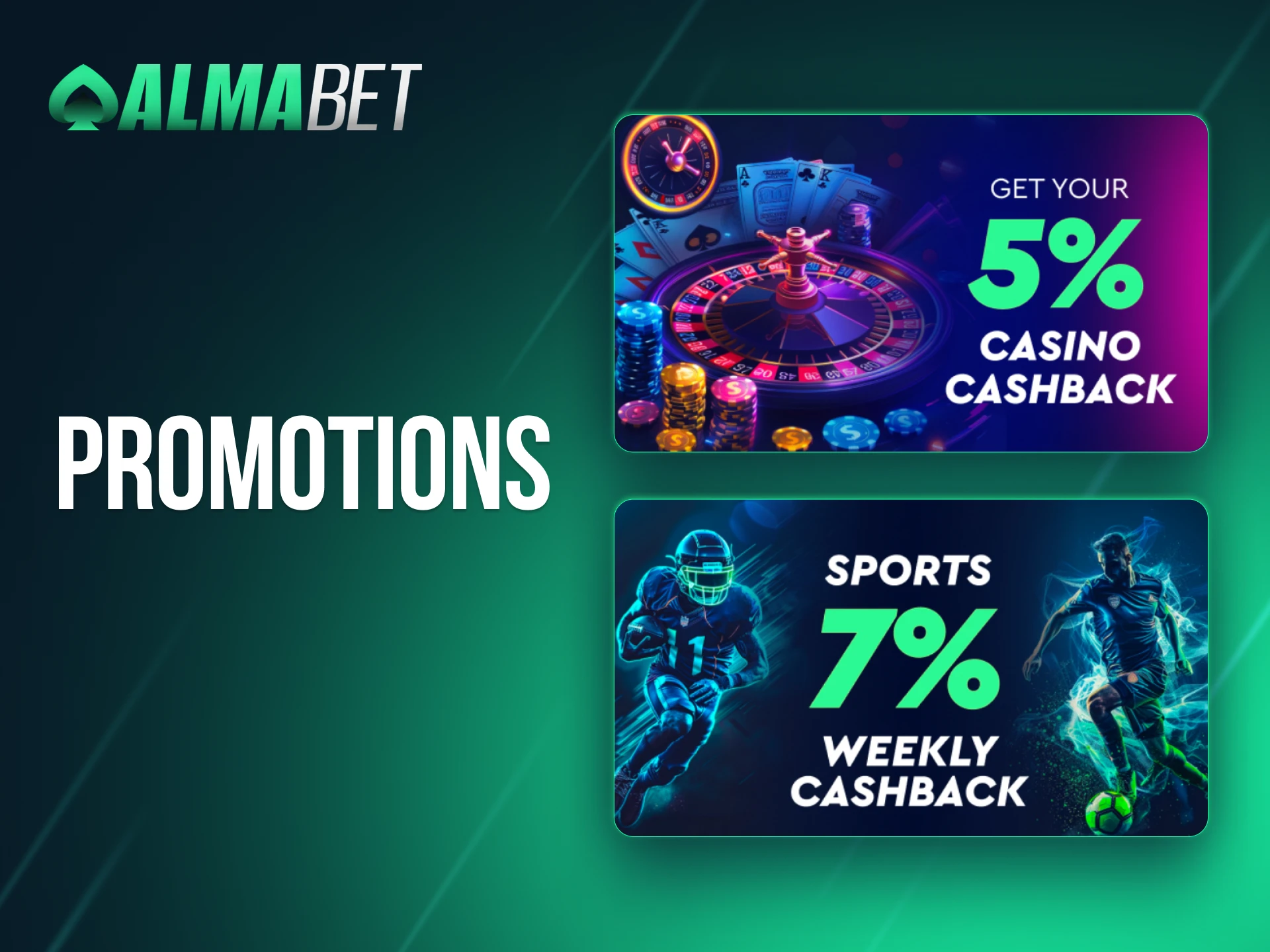 Almabet provides exclusive bonuses for Indian players.